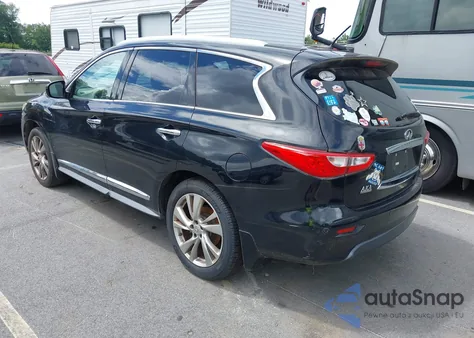 2013 Infiniti Jx35 z USA, uszkodzony, nr VIN 5N1AL0MM3DC328196